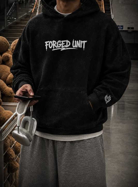 Forged Unit Logo Essential Heavyweight Hoodie