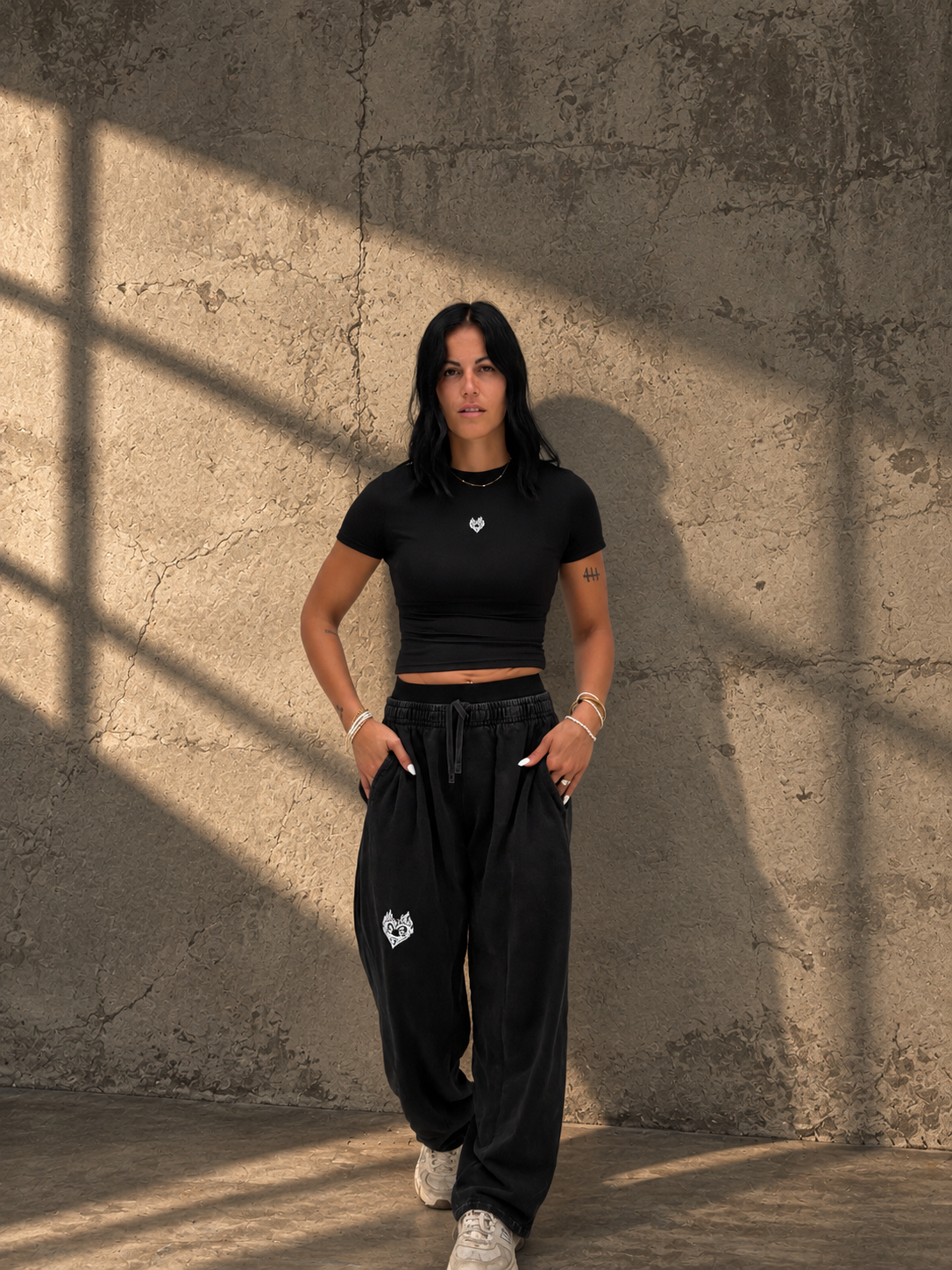 Vintage Washed Waist Pants