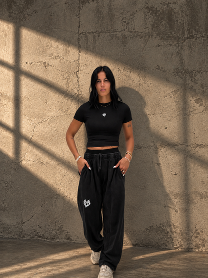 Vintage Washed Waist Pants