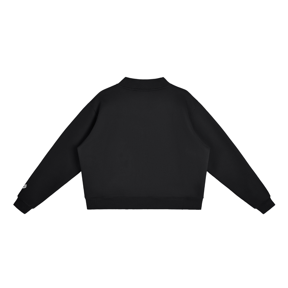 Forged Unit Logo Essential Fleece Mock-Neck Crew Sweatshirt